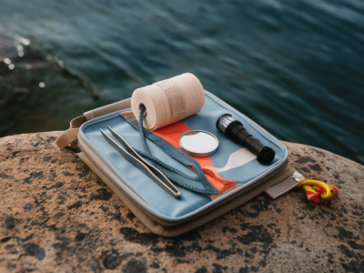 Minimal first-aid kit for anglers: treating cuts, hypothermia and sea-swimmer injuries