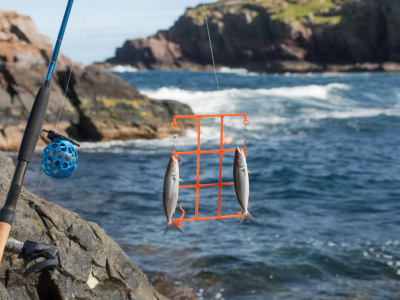 How to rig a nylon windowpane rig to stop mackerel thefts when fishing rocky Welsh coves