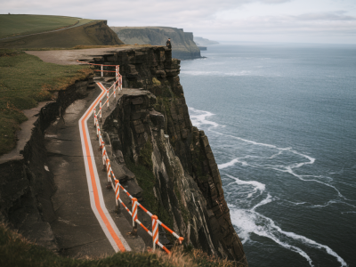 How to spot a safe exit route before fishing steep cliffs on the welsh coast
