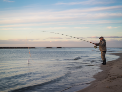 Using a daiwa saltiga 5500 to convert long-range sandbank casts into consistent spring bass hookups