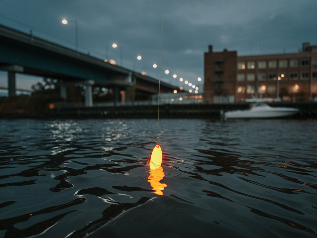 Nighttime pollack tactics: the exact glow-stick placement and lure profiles that trigger bites under estuary lights