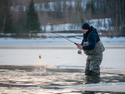 How to use scent and chum responsibly to target winter cod in shallow bays